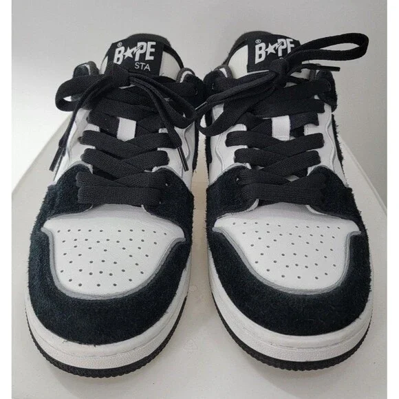 A Bathing Ape Bape SK8 StaBlack Suede - Picture 2 of 11